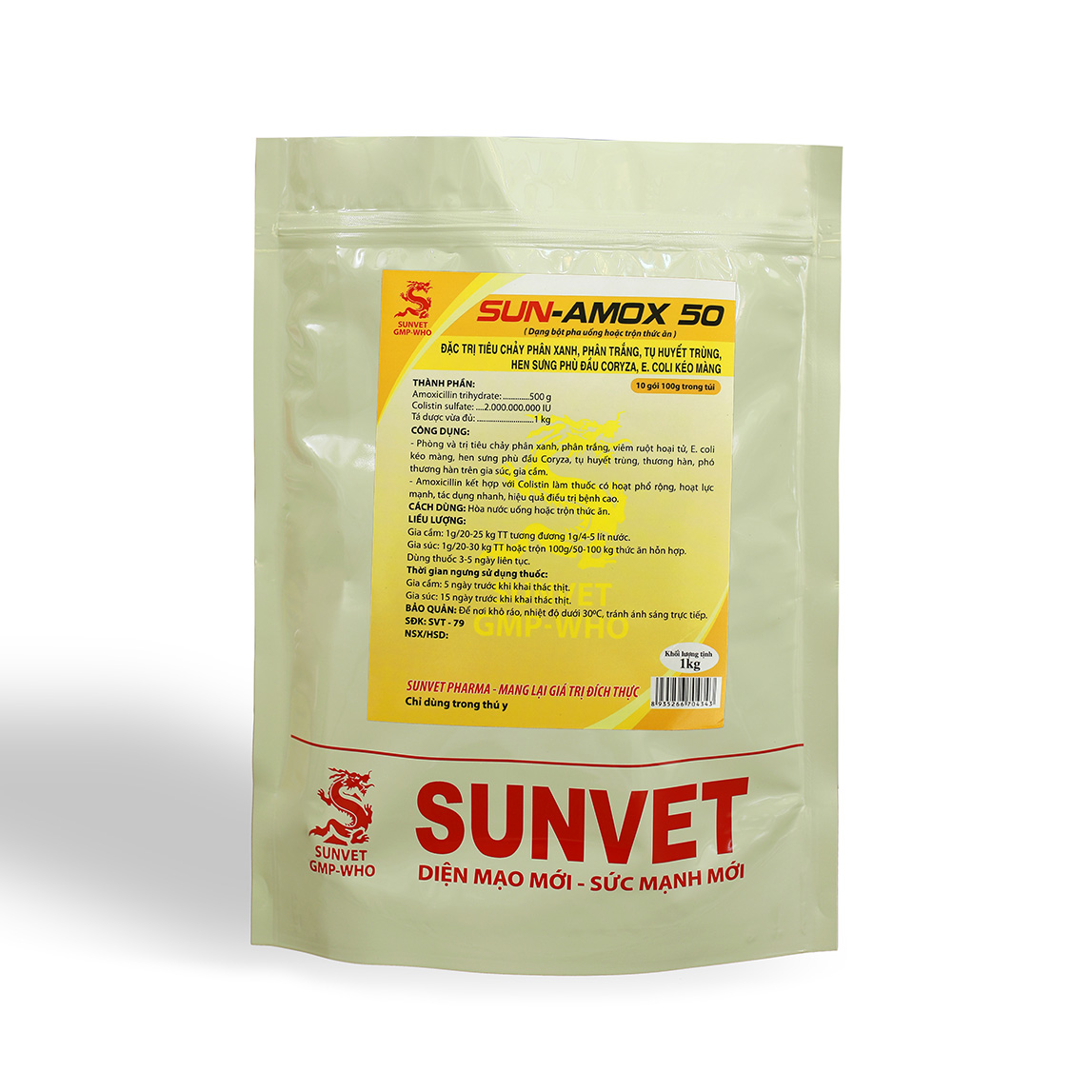 Thuốc thú y SUN-AMOX 50