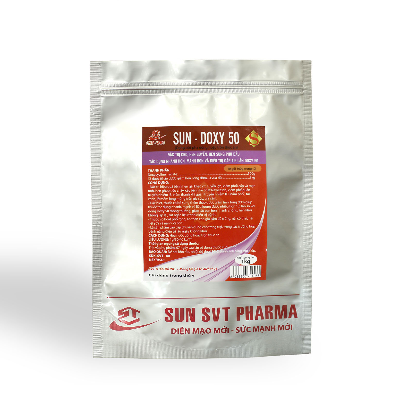 Thuốc thú y SUN-DOXY 50 S