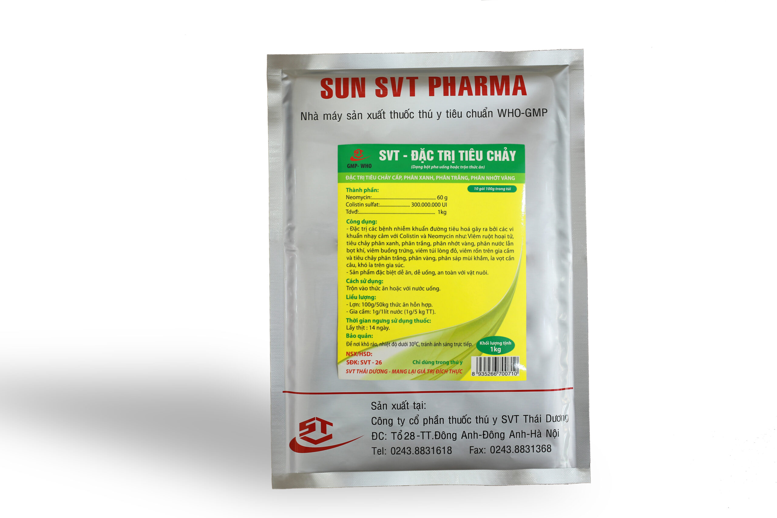 SVT - ĐẶC TRỊ TIÊU CHẢY